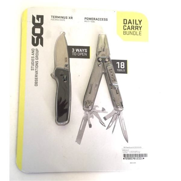 1x SOG Terminus Knife and Multi Tool Combo Kit