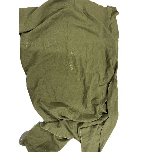 1x US Wool Blanket Olive Used With Some Dirty Marks (Sold As is)