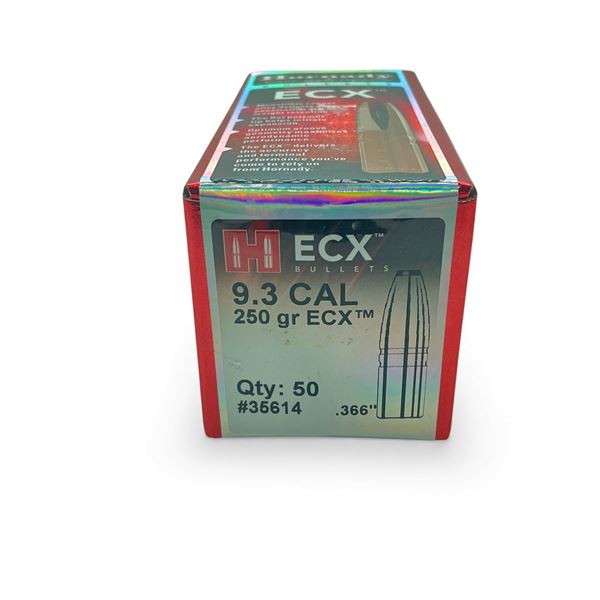 Hornady ECX 9.3 Cal .366" 250 Grain Projectiles, 50 Qty