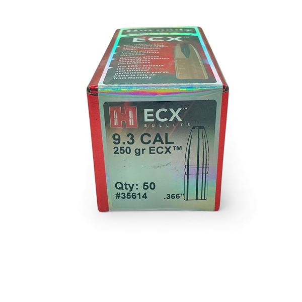 Hornady ECX 9.3 Cal .366" 250 Grain Projectiles, 50 Qty