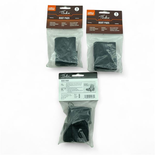 Tink's Scent Dispersal Boot Pads X 3 Pairs Qty, New