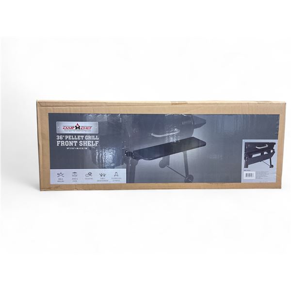 Camp Chef Front Shelf for 36" Pellet Grill, 34" X 10.5", New