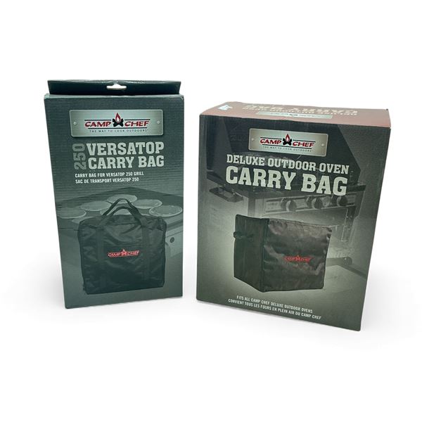 Champ Chef Versatop Carry Bag for 250 Grill, New and Camp Chef Deluxe Outdoor Oven Carry Bag, New