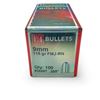 Image 1 : Hornady 9 mm .355" 115 Grain FMJ-RN Projectiles, 100 Qty
