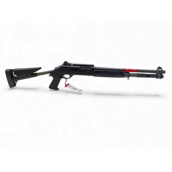 Benelli M4 Semi Auto Shotgun 12Ga 3" Chamber 18.5" Barrel Black Adjustable Stock, New