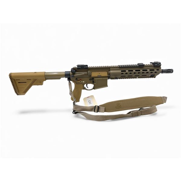 HK MR223 Semi Auto Rifle .223Rem 11" Threaded Barrel Tan Adjustable Stock, Prohibited