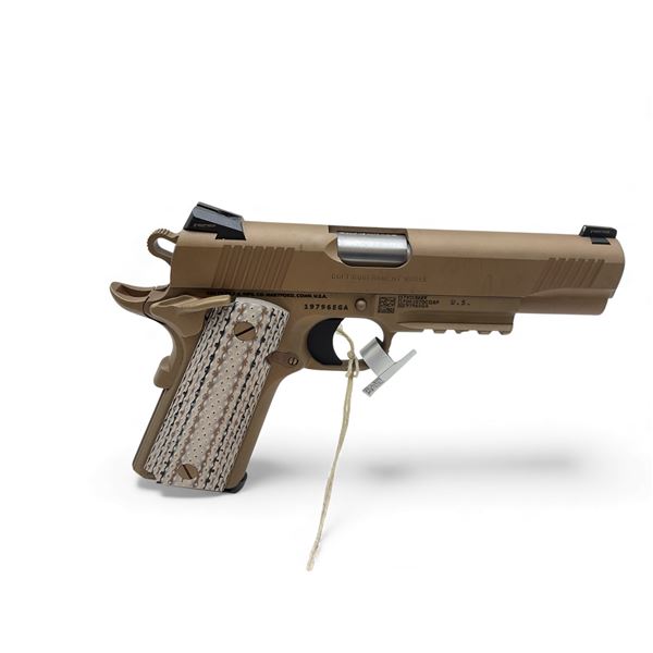 Colt Government Model M45A1 Semi Auto Pistol .45ACP 5" Barrel Brown New, Restricted