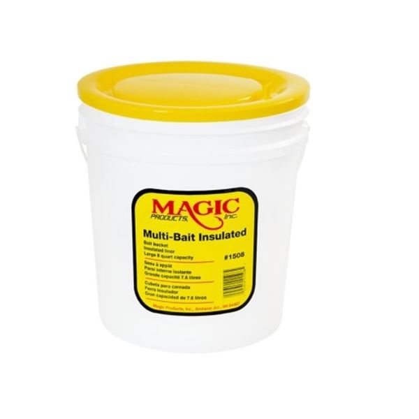 Magic  Multi-Bait Insulated Bucket, 8 Quart, New