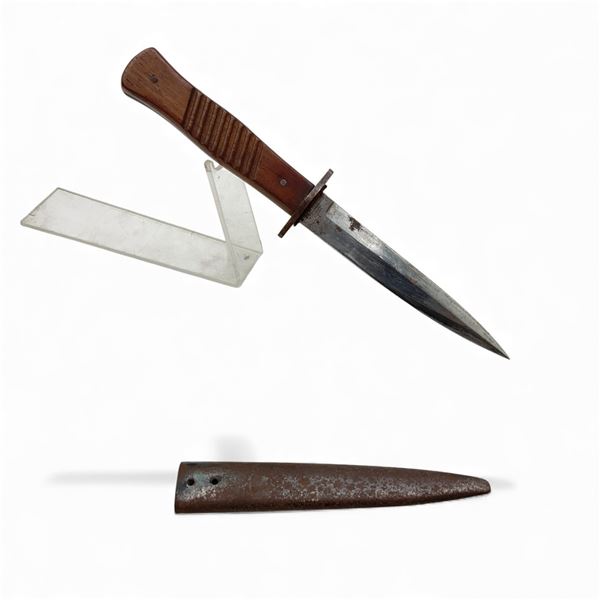 World War One German Trench Knife With Scabbard