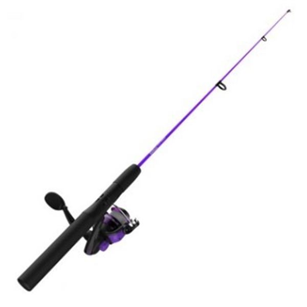 Zebco Dock Demon 30", 1 Pc Medium Spinning Combo, Purple, New