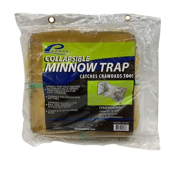 Promar Collapsible Live Bait Trap, New