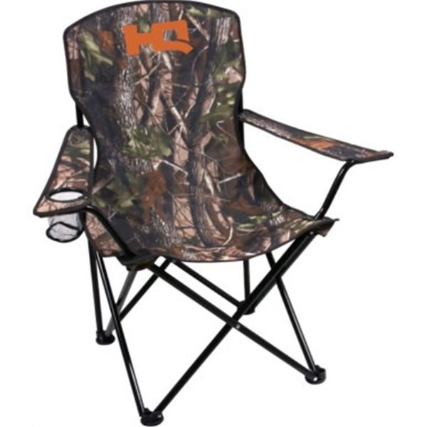 HQ Outfitters Folding Chair with Carry Bag Camo 19mm Frame, New