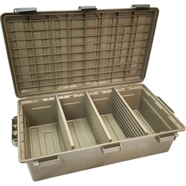 MTM Ammo Crate Divided Utility Box, 23.6" x 13" x 6.5", New