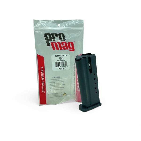 Pro Mag Desert Eagle .50 AE, 7 Round Steel Magazine, New