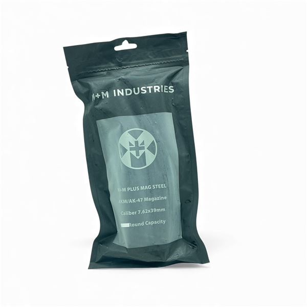 M+M Industries 7.62x39mm, 5 Round AKM/ AK-47 Steel Magazine, New