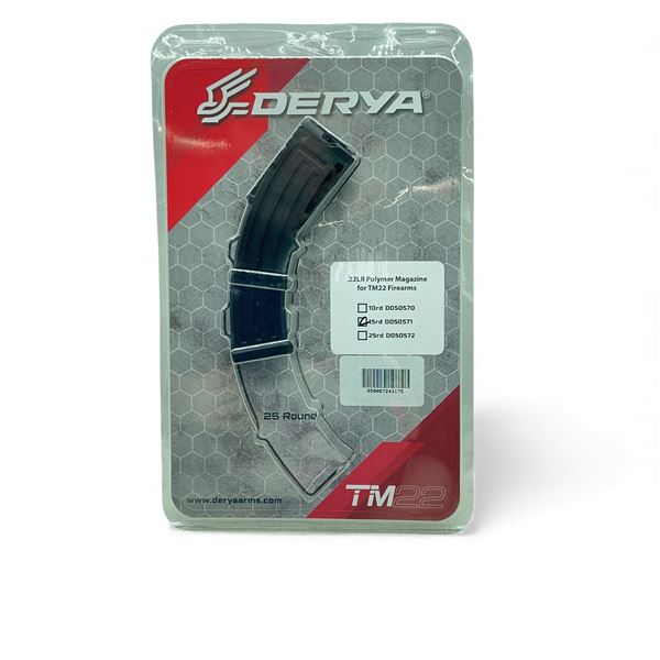 Derya TM22 .22LR, 15 Round Polymer Magazine, New