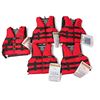 Image 1 : Airhead Life Jackets for Youth 25 - 40 kg Red X 5 Qty