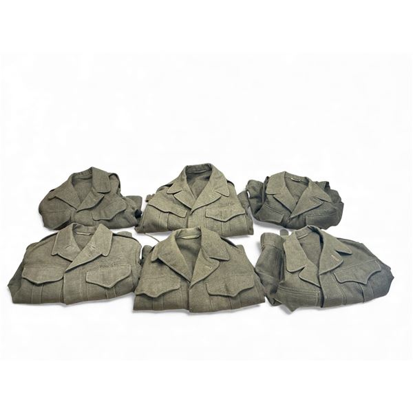 Battle Dress Jackets, Custom Sized, Look to Be Small X 6
