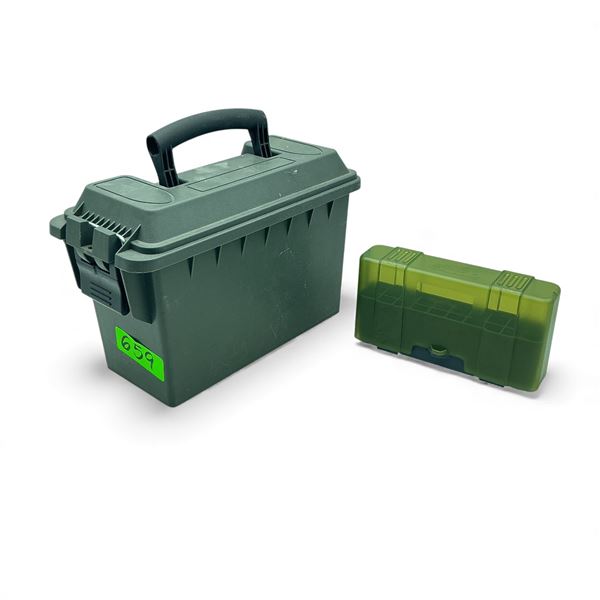 Plastic Ammo Can with Plano 378 Wby Mag, 25-06 Ammo Holder