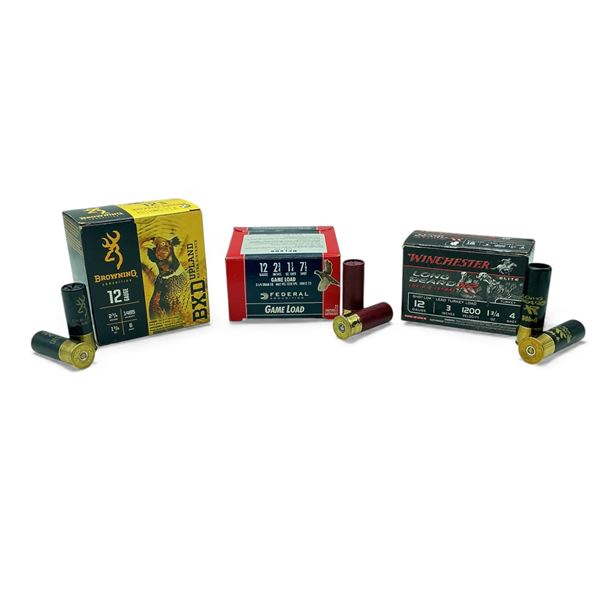 Assorted 12 Ga Ammunition, Approx 50 Rounds