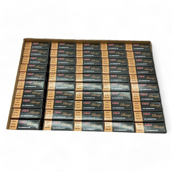 PMC .223 Rem, 55 Grain FMJ-BT Ammunition, 1000 Rounds
