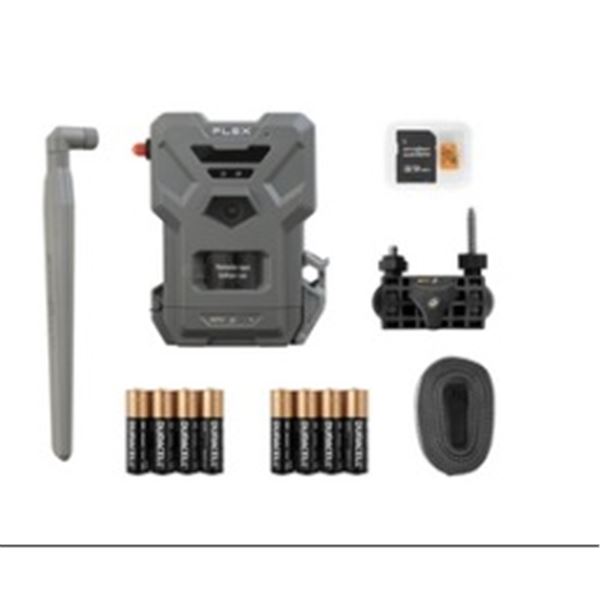 Spypoint Flex Cellular Trail Camera Bundle, 33 MP Photos and 1080p Video, New
