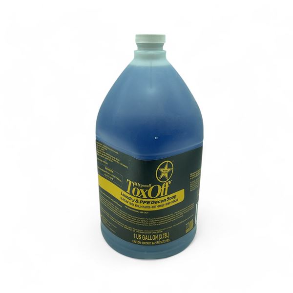 Hygenall Tox Off Laundry and PPE Decon Soap, 3.78 Liter, New