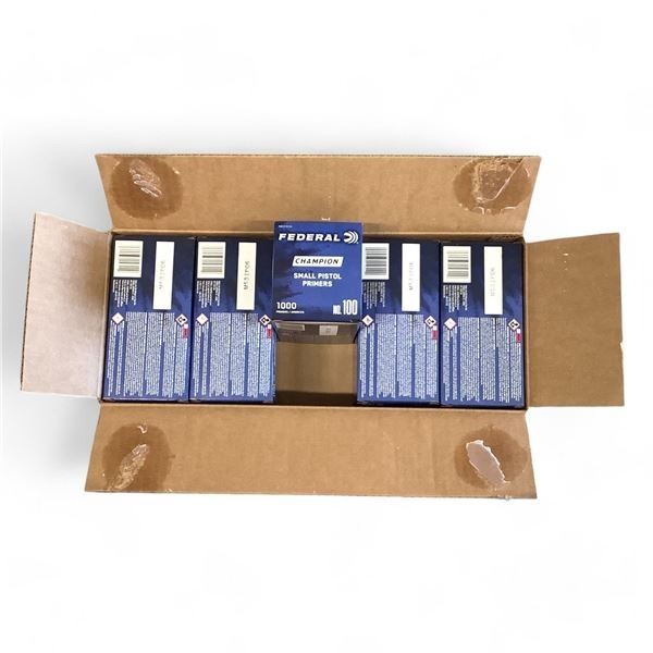 Federal No 100 Small Pistol Primers, 5000 Qty