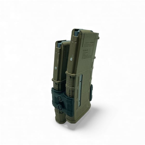 Magpul PMag 30 Gen M3 AR/ M4 5.56x45 Polymer Magazine with Window X 2 Qty on Magazine Coupler