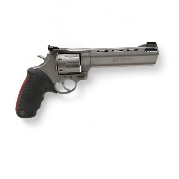 Taurus Raging Bull Revolver .44 Magnum 6.5" Barrel Stainless With Rubber Grips, Restricted