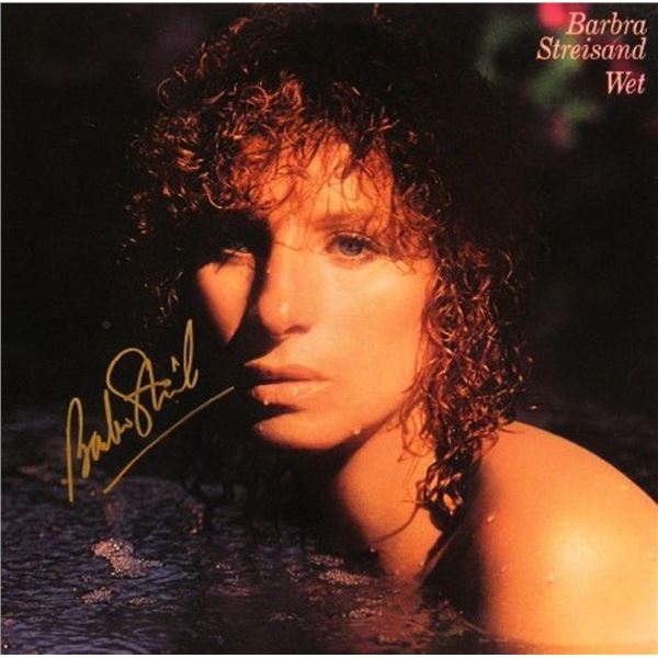 Barbra Streisand signed Wet album
