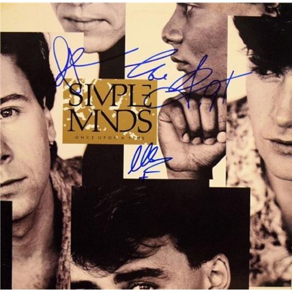 Simple Minds signed "Once Upon A Time" album
