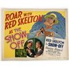 Image 1 : Roar with Red Skeleton in The Show-Off vintage movie poster
