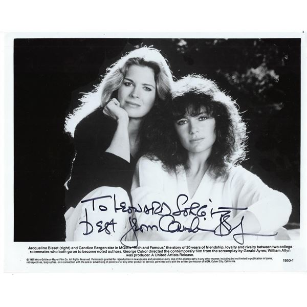 Rich And Famous Candice Bergen Signed Photo