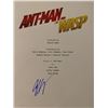 Image 1 : Ant-Man and the Wasp signed script cover