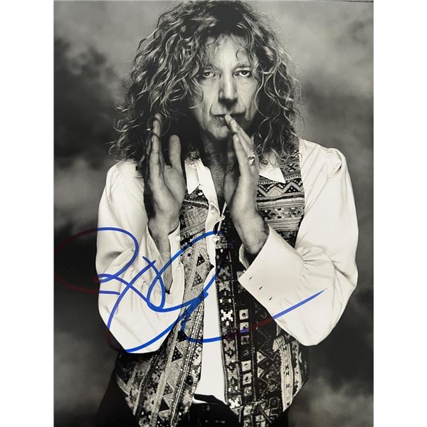 Led Zeppelin Robert Plant signed photo