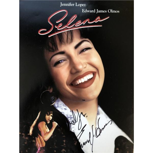 Selena signed mini movie poster