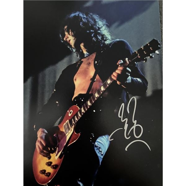 Led Zeppelin Jimmy Page signed photo