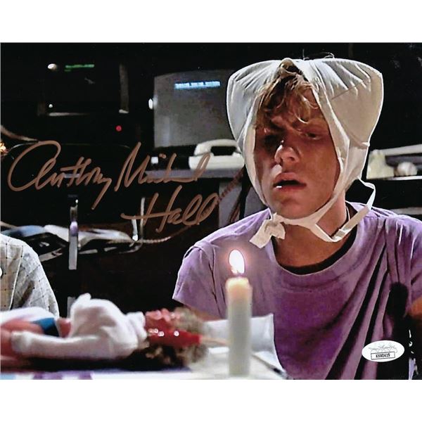 Weird Science Anthony Michael Hall signed movie photo