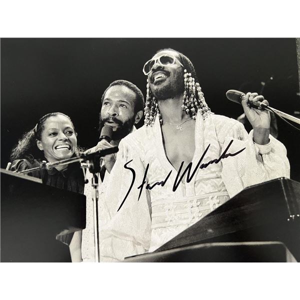 Stevie Wonder Signed Photo