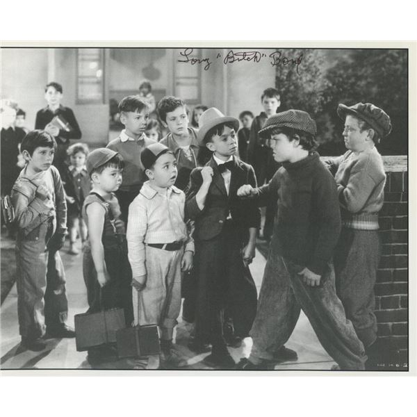 Our Gang Tommy Bond signed photo