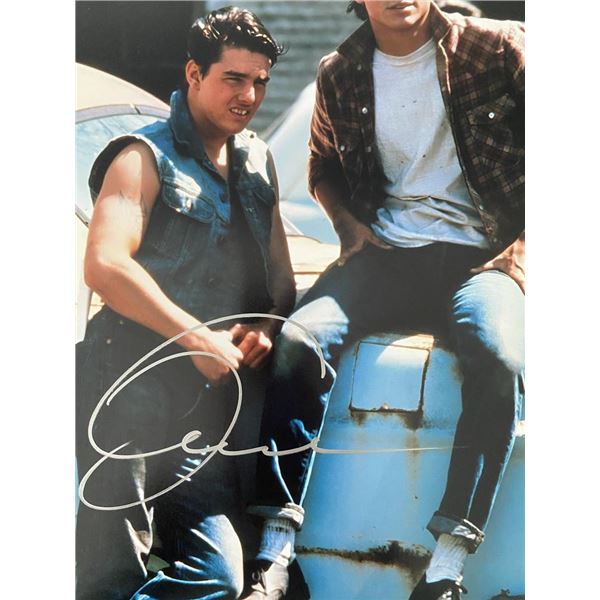 The Outsiders Tom Cruise signed movie photo