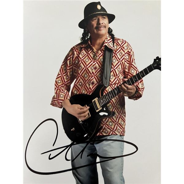 Carlos Santana Signed Photo