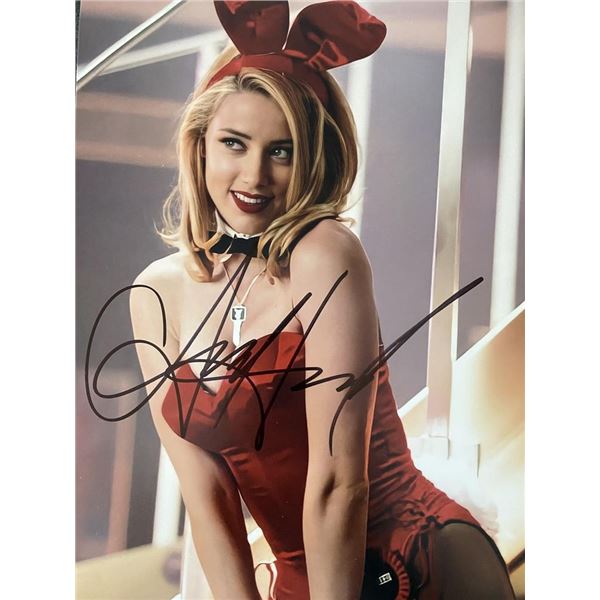 Amber Heard signed photo