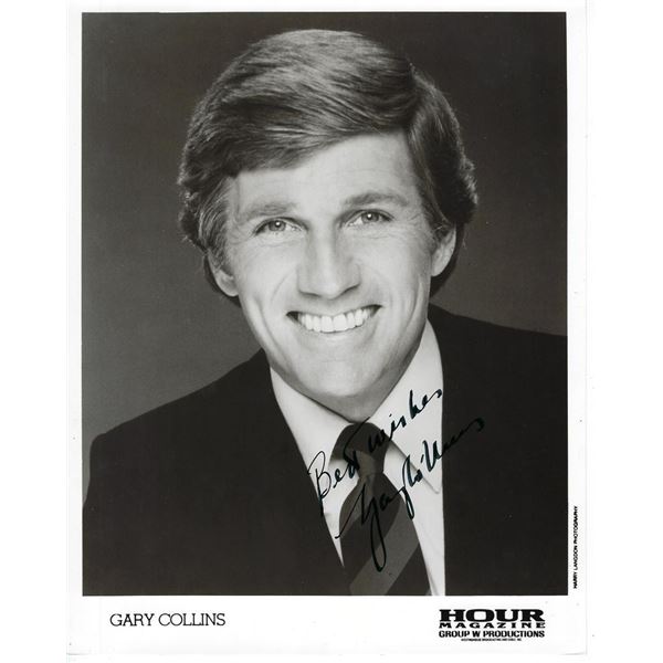 Hour Magazine Gary Collins Signed Photo