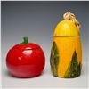 Image 1 : 2pc McCoy Tomato and Corn Cookie Jars