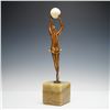 Image 3 : Demetre Chiparus, Art Deco Polychrome Bronze Sculpture, Ball Girl, Signed