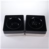 Image 2 : Pair of Georg Jensen Living Desk Tidy Cube Holders