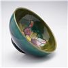 Image 4 : Moorcroft Pottery Footed Bowl, Columbine Pattern