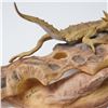 Image 7 : 2pc Boehm Porcelain Sculpture, Road Runner with Horned Toad, Signed